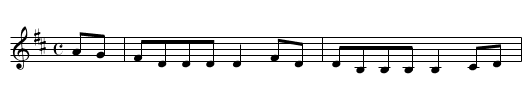 Hornpipe [42] - staff notation