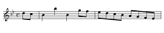 Hornpipe [45] - staff notation