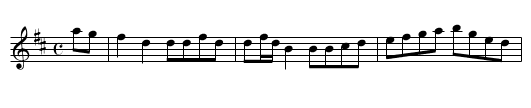 Hornpipe [47] - staff notation