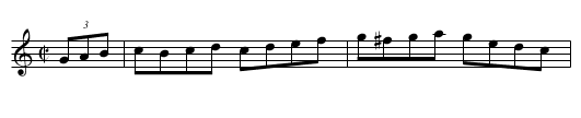 Hornpipe (4) - staff notation