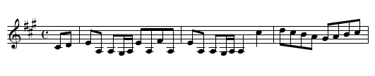 Hornpipe [50] - staff notation