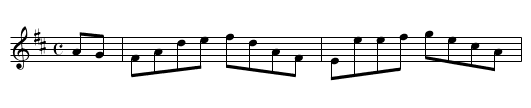 Hornpipe [52] - staff notation