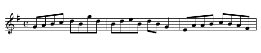 Hornpipe [54] - staff notation
