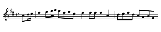 Hornpipe [60] - staff notation