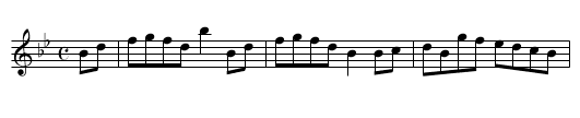 Hornpipe [61] - staff notation