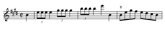 Hornpipe EHo.038 - staff notation