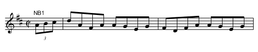 Hornpipe. JBut.507, A - staff notation