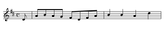 Hornpipe. JBut.511, A - staff notation