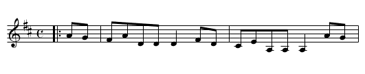 Hornpipe. JBut.645, A - staff notation