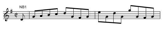 Hornpipe. JBut.980, A - staff notation