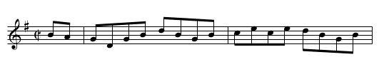 Hornpipe. LW.009 - staff notation