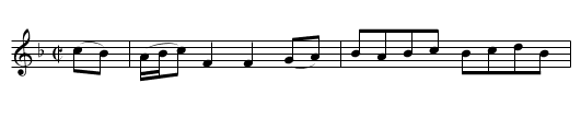 Hornpipe TS.113 - staff notation