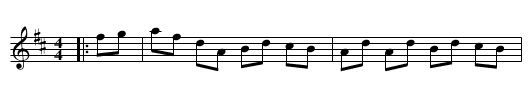 Hornpipe - staff notation