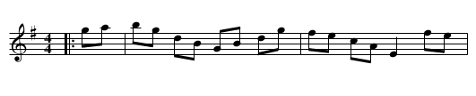 Hornpipe - staff notation