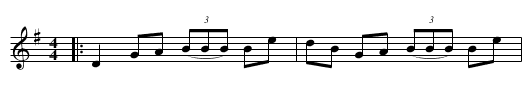 Hornpipe - staff notation
