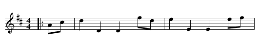 Hornpipe - staff notation
