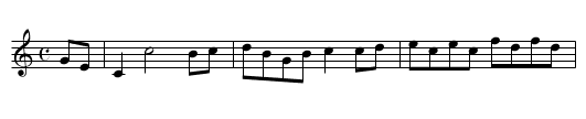 HORNPIPE - staff notation