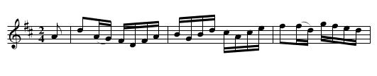 HORNPIPE - staff notation
