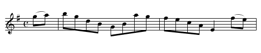 HORNPIPE - staff notation