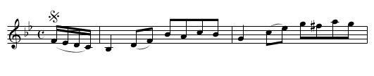 HORNPIPE - staff notation