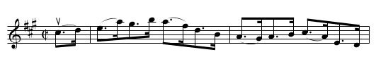 HORNPIPE - staff notation