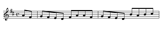 Hornpipe - staff notation