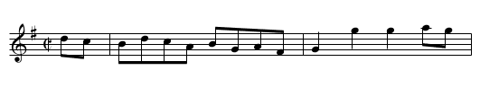 Hornpipe - staff notation