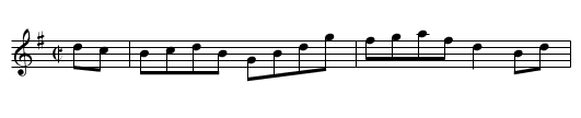 Hornpipe - staff notation