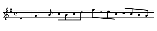 Hornpipe - staff notation