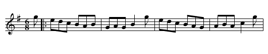Hors an Away to Newmarket. LW.030 - staff notation