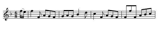Horse and Away to Newmarket. JBi.08 - staff notation