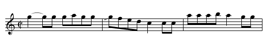 Horse Shoe Bend - staff notation