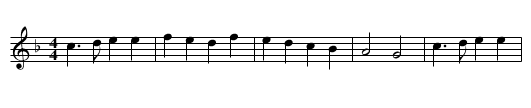 Horseplay - staff notation