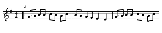 Horses Branle - staff notation