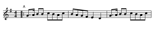 Horses Branle - staff notation