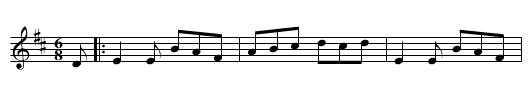 Horse's Leotard - staff notation