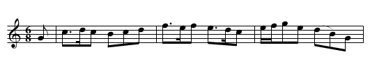 Horsey-Down Fields - staff notation