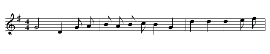 Hortonia - staff notation