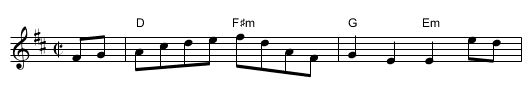 Hospitality Hornpipe - staff notation