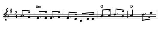 Hot Ashphalt - staff notation