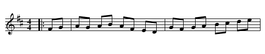 Hough's Favourite Reel - staff notation