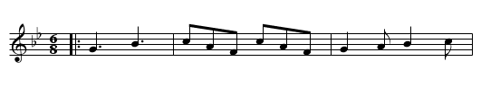 House of Gray - a Jigg, The  - staff notation