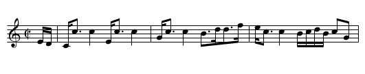 House of New, The - staff notation