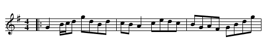 House On The Hill, The - staff notation