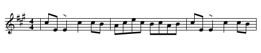 House On The Hill, The - staff notation