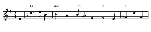 House on the Rock, The  - staff notation