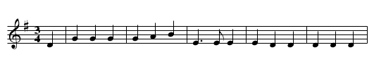 Housewife's Lament - staff notation