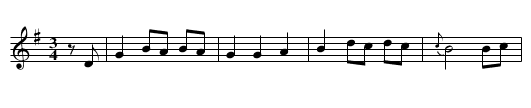 How Sweet the Woodlands (Duett XI) - staff notation