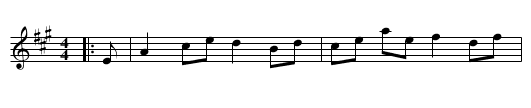 Howard's Reel - staff notation