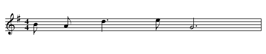 Huangjiang jao The horns of male antilope - staff notation